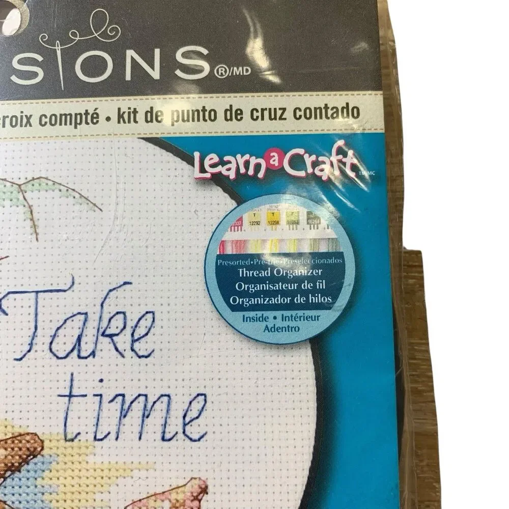 Dimensions Counted Cross Stitch Kit Seashell Starfish Beach Coastal 73060